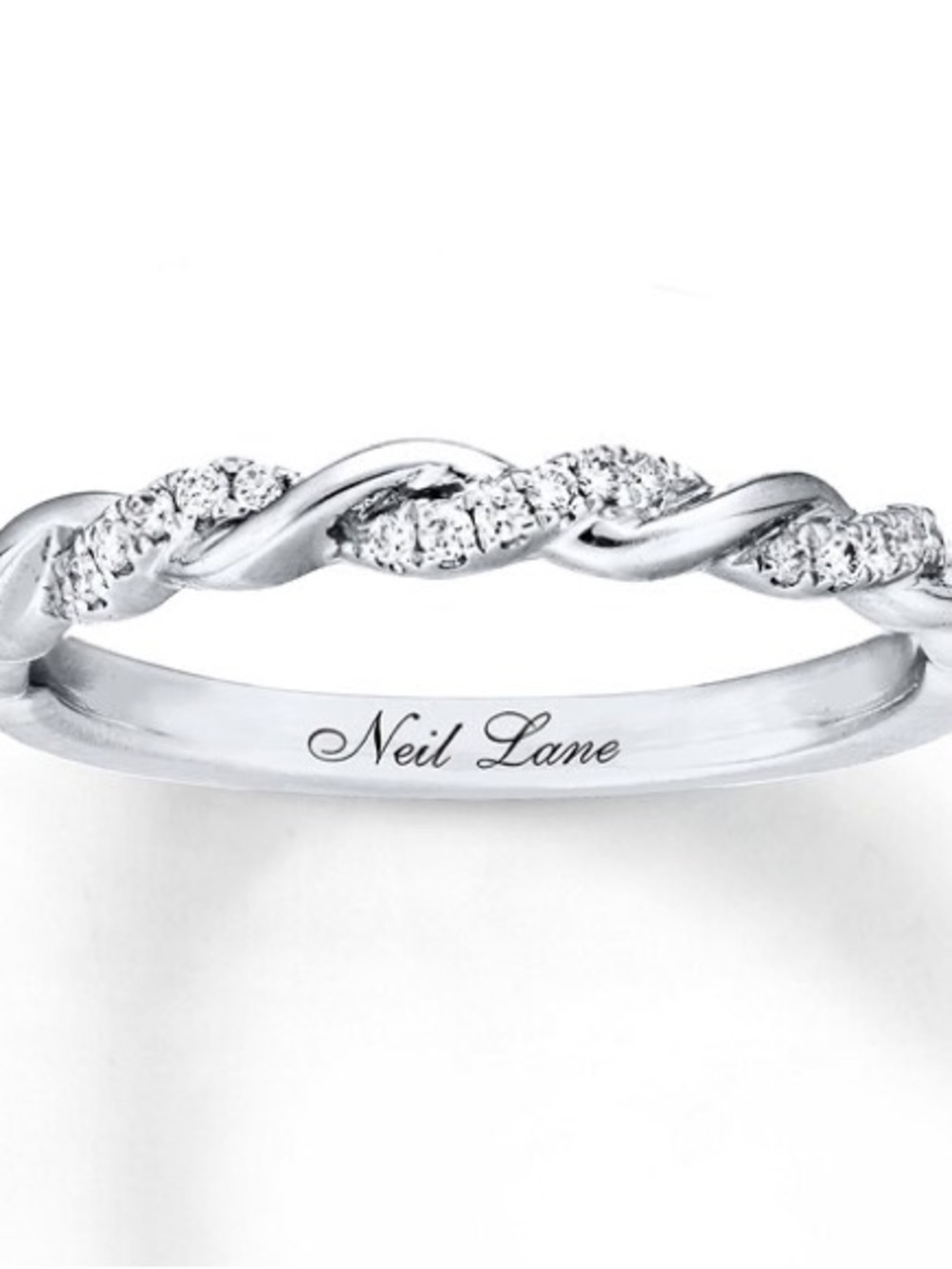 Neil Lane Twisted Diamond Accent Ring in White